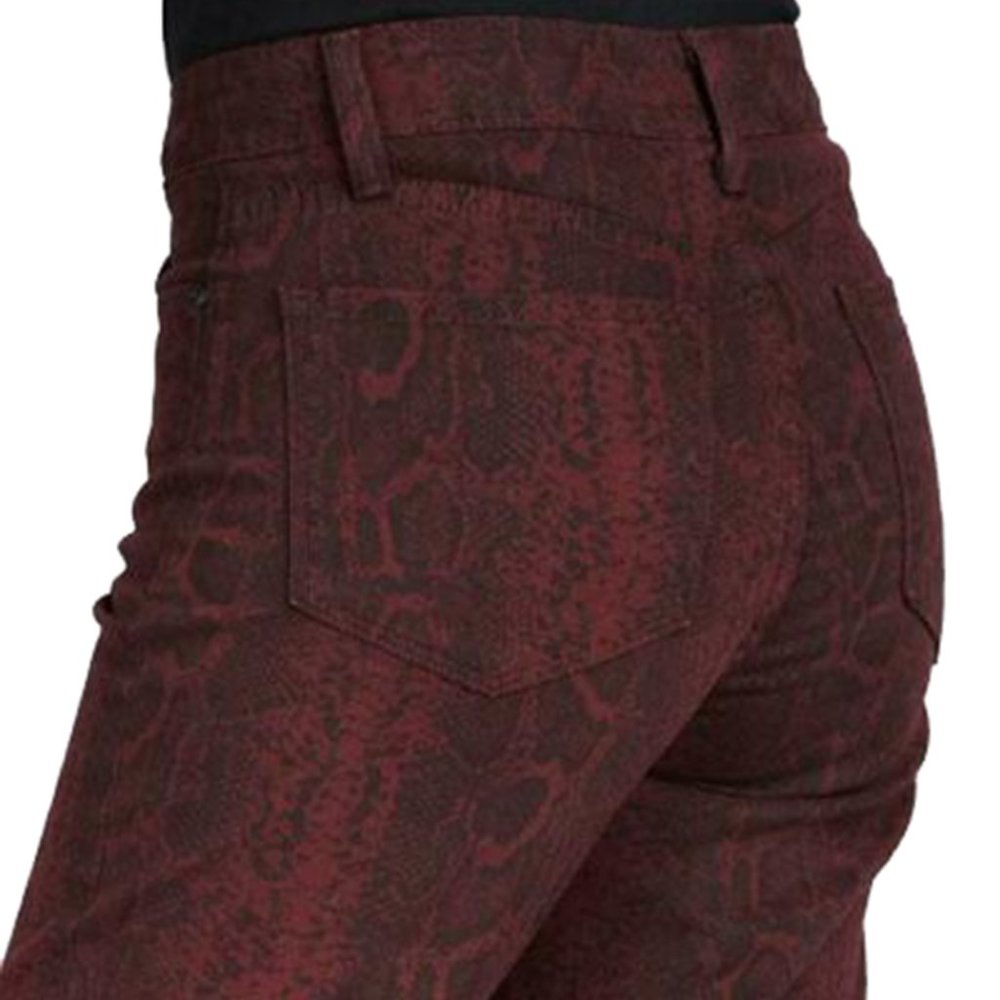 NWT Ganache DARK BROWN SNAKE Skinny NYDJ Not Your Daughters Jeans Petite Pants